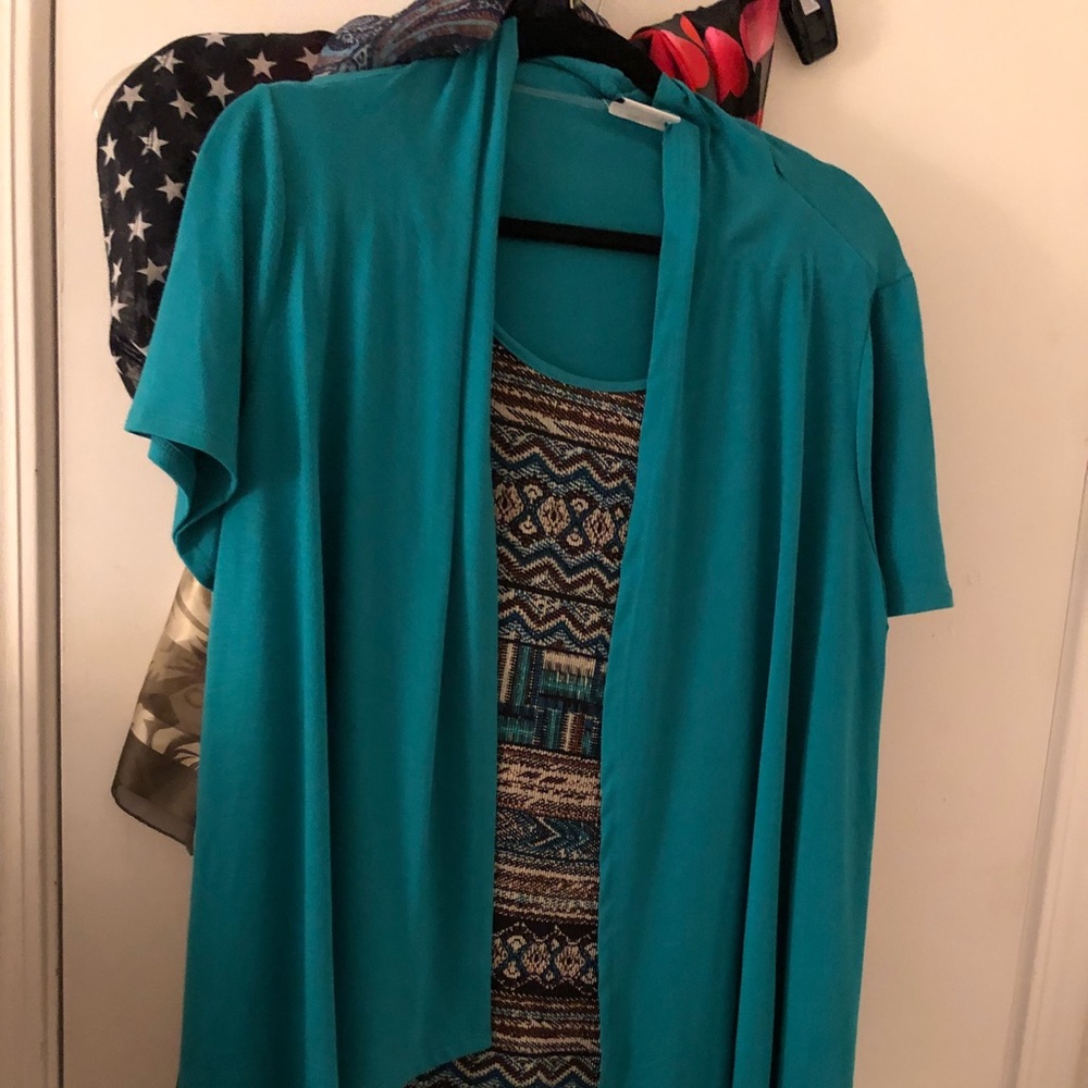 Reduced!! Pretty two-fer;No tags, but never worn.